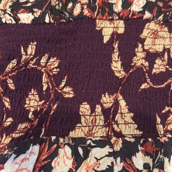 (5 for $75) NWT FREE PEOPLE odette printed tunic in espresso combo - Picture 16 of 16